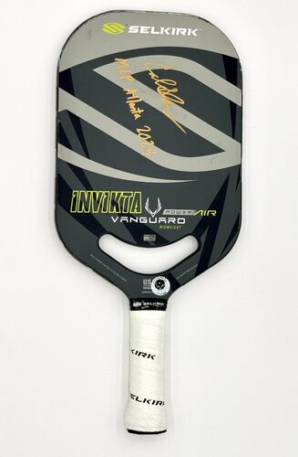 Photo of Collin Shick Match Used Signed Paddle - MLP Atlanta