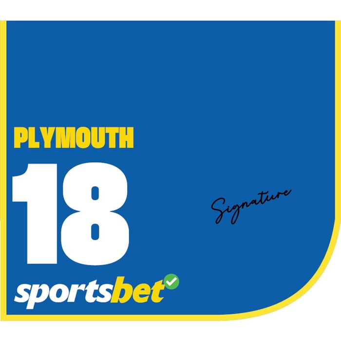 Photo of #18 Plymouth - Celine Gaudray Signed Caulfield Cup Saddlecloth