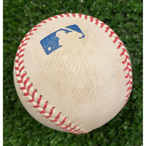 Adam Duvall Game Used Grand Slam Baseball - September 9, 2020 - Braves Break NL Record for Most Runs Scored in a Game with 29 Runs - Duvall becomes first player in Braves Franchise History to hit more than one 3-Home Run game
