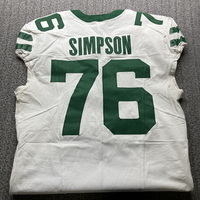 London Games - Jets John Simpson Game Used Jersey (10/06/24) Size 46 wit...