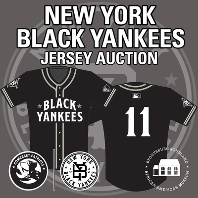 Outfielder Jared Wegner #11, Size 46 Game-Worn and signed New York Black Yankees Jersey