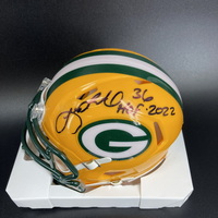 HOF - Packers LeRoy Butler Signed Mini Helmet with HOF 22 Inscription