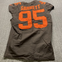 STS - Browns Myles Garrett Game Worn Jersey (11/27/22) Size 44 With Capt...