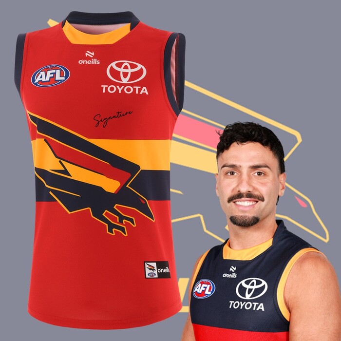 Photo of Izak Rankine #23 2025 Adelaide Crows Clash Player Guernsey