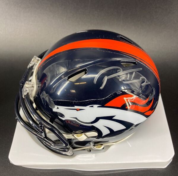 NFL - Broncos Pat Surtain Signed Mini Helmet