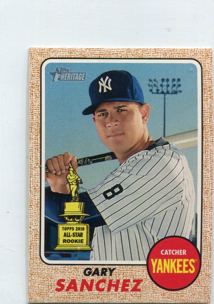 2017 Topps Heritage Mini #444 25/100 Gary Sanchez