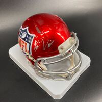 NFL - Chargers Kimani Vidal Signed Red Shield Mini Helmet