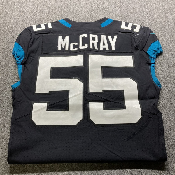 London Games - Jaguars Lerentee McCray Game Worn Jersey (10/17/21) Size 44