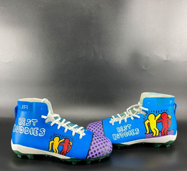 MCMC - Falcons Chris Lindstrom Custom Cleats 2023 Season