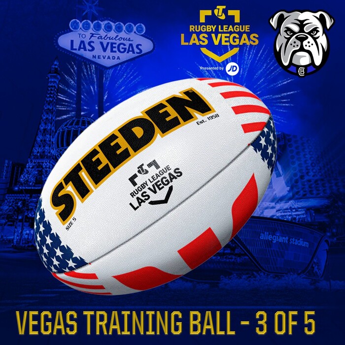 Photo of Canterbury-Bankstown Bulldogs Vegas Used Training Ball - 3 of 5