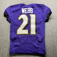 STS - Ravens Lardarius Webb Game Worn Jersey 2017 Season Size 38