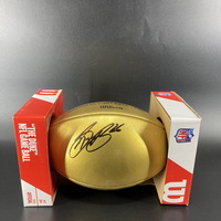 Eagles - Saquon Barkley Signed Gold Honors Football