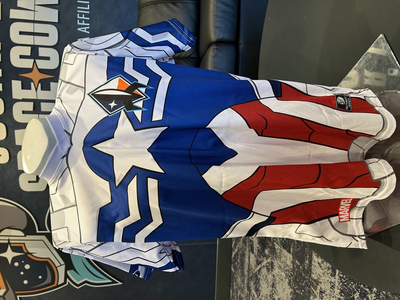 #0 2022 Captain America team issued jersey size 44. NOT Autographed.