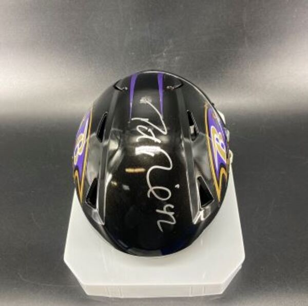 NFL - Ravens Patrick Ricard Signed Mid Size Helmet