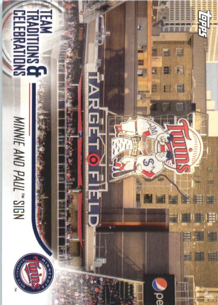 2018 Topps Opening Day Team Traditions and Celebrations #TTCMS Minnie and Paul Sign