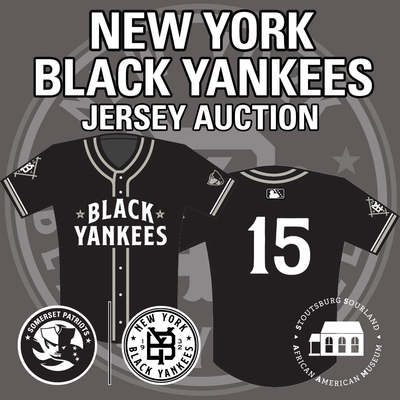 NOT SIGNED, GAME WORN, New York Yankee Pitcher on rehab assignment, Ian Hamilton #15, Size 46 Game Worn, New York Black Yankees Jersey