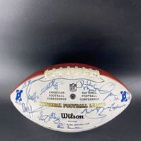 NFL -  Multi Sign 2011 Pro Bowl Panel Ball Signed By Over 40 Players Inc...