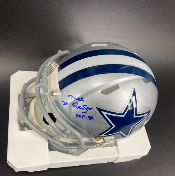 HOF - Cowboys Mel Renfro Signed Mini Helmet