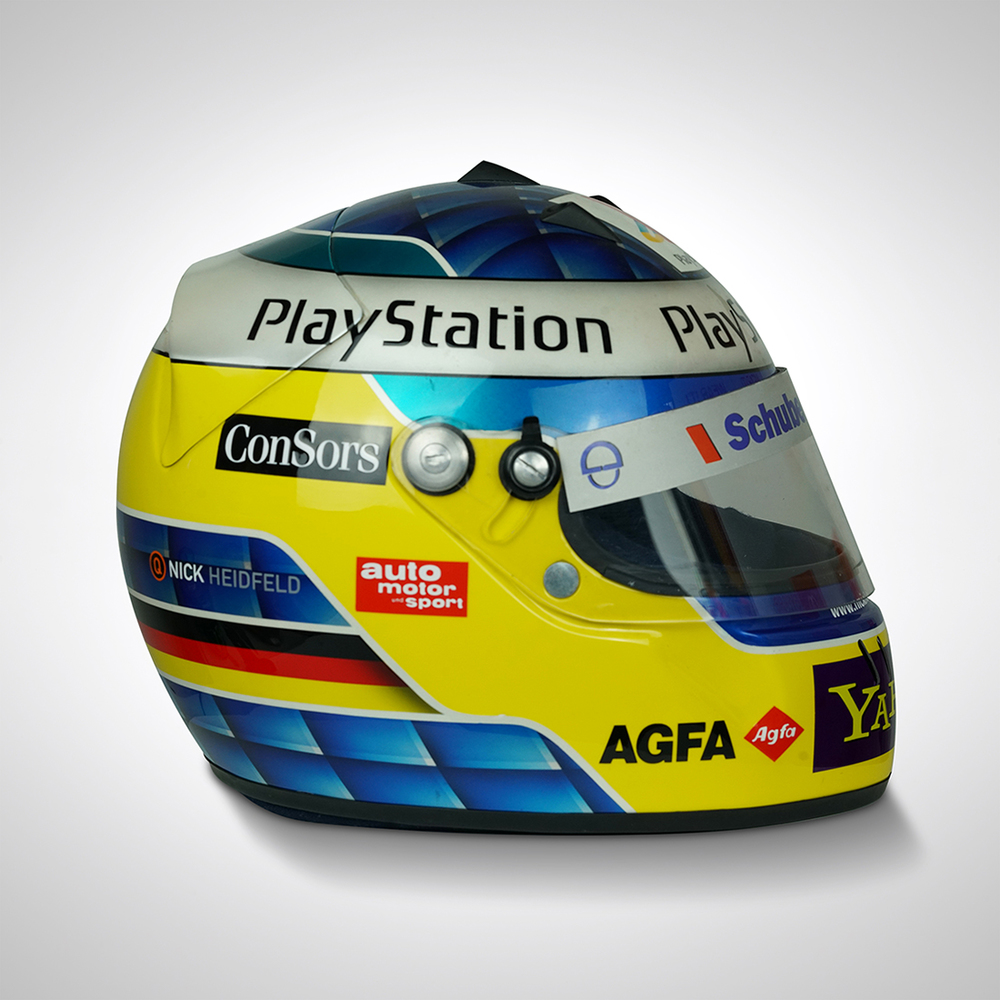 Nick Heidfeld 2000 Race Used Helmet | F1 Authentics