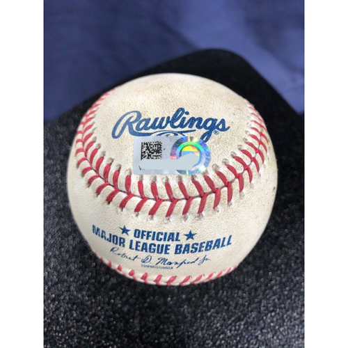 Game-Used Baseball - 2020 ALCS - Houston Astros vs. Tampa Bay Rays - Game 7 - Pitcher: Pete Fairbanks, Batter: Carlos Correa (2-RBI Single) - Top 8