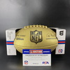 NFL - Lions Isaac TeSlaa Signed Gold Composite Football