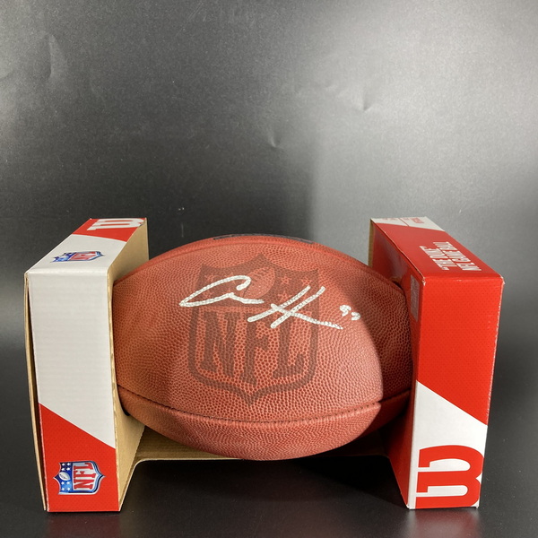 NFL - Lions Aidan Hutchinson Signed Authentic Football with Pro Bowl Logo