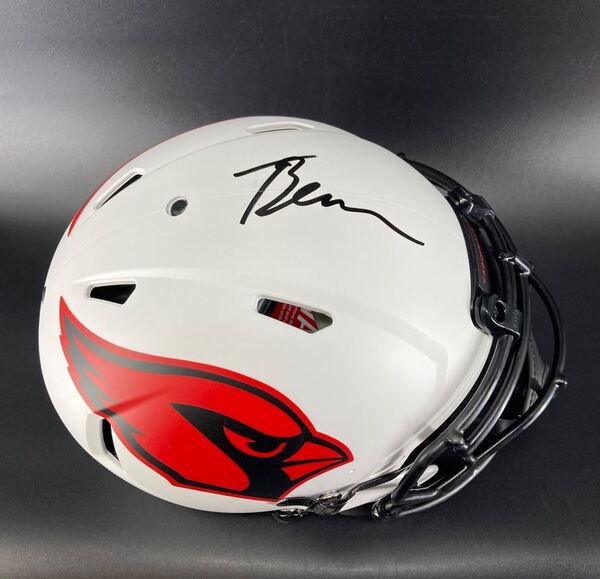 NFL - Cardinals Trey Benson Signed Authentic Lunar Eclipse Speed Helmet