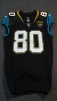 LONDON GAMES - JAGUARS JAMES O'SHAUGHNESSY GAME WORN JAGUARS JERSEY (SEP...