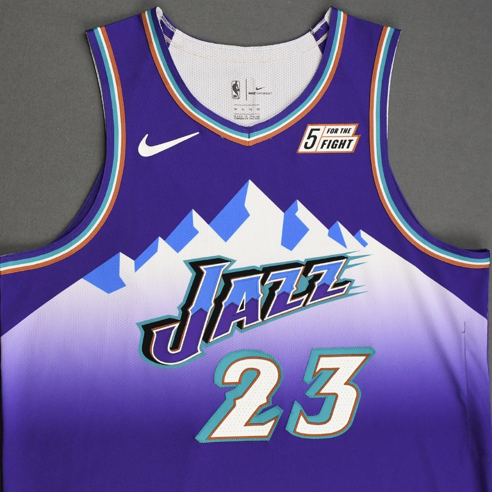 Royce O Neale Utah Jazz Game Worn Classic Edition 1996 04 Road Jersey 2019 20 Season NBA 