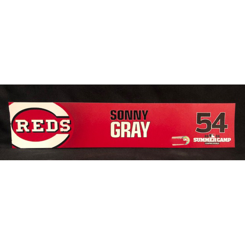 Sonny Gray -- 2020 Sumer Camp Locker Tag -- Team-Issued