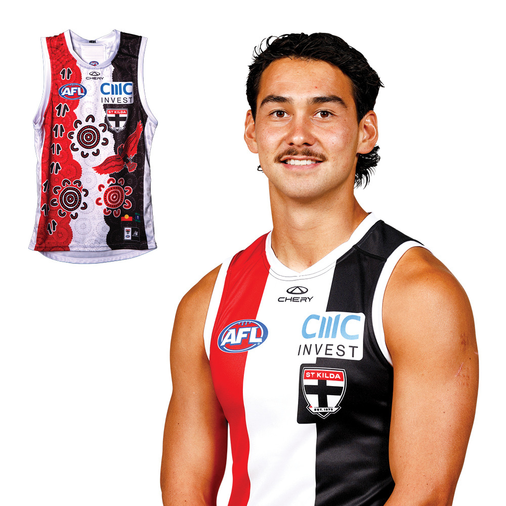 Mitch Owens #10 - 2025 Player First Nations Clash Guernsey* Signed - Match Worn 