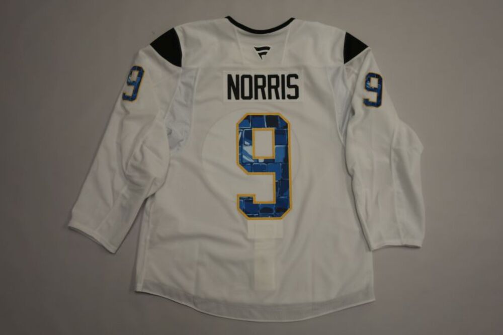Josh Norris 2025-26 Buffalo Sabres Pride Night Jersey