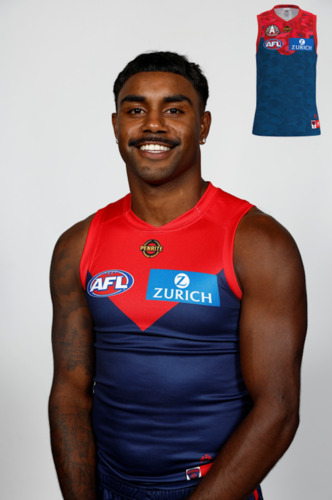 Photo of Melbourne Demons 2026 ANZAC Day Eve Guernsey - Kysaiah Pickett #36