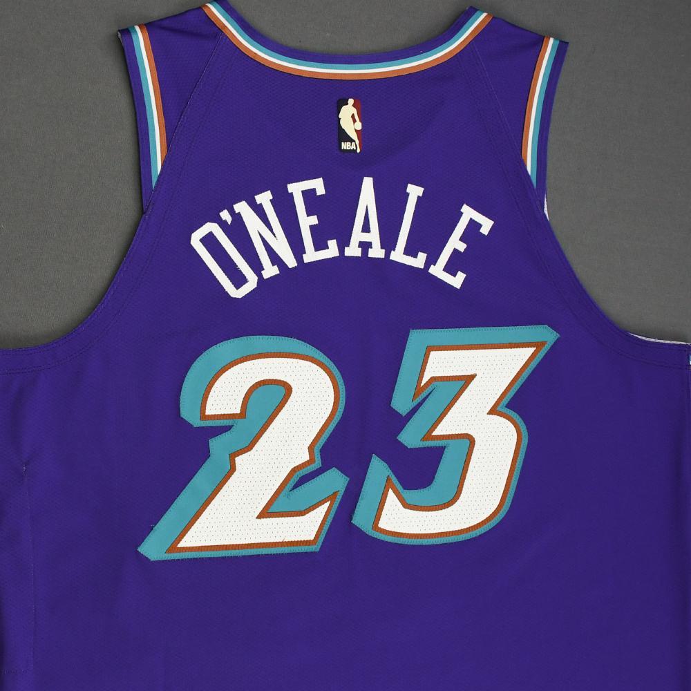 Royce O Neale Utah Jazz Game Worn Classic Edition 1996 04 Road Jersey 2019 20 Season NBA 