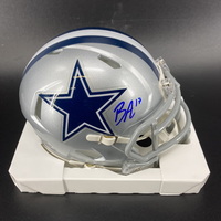 NFL - Cowboys Brandon Aubrey Signed Mini Helmet