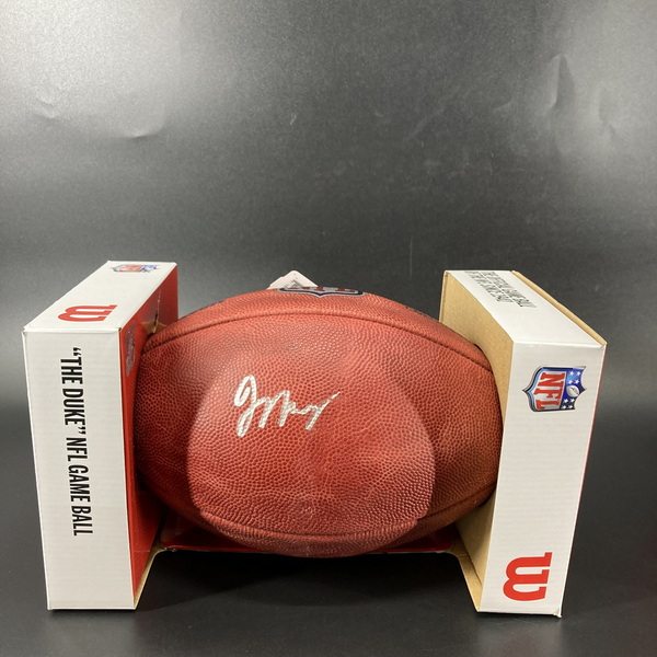 NFL - Panthers Jonathan Mingo Signed Authentic Football