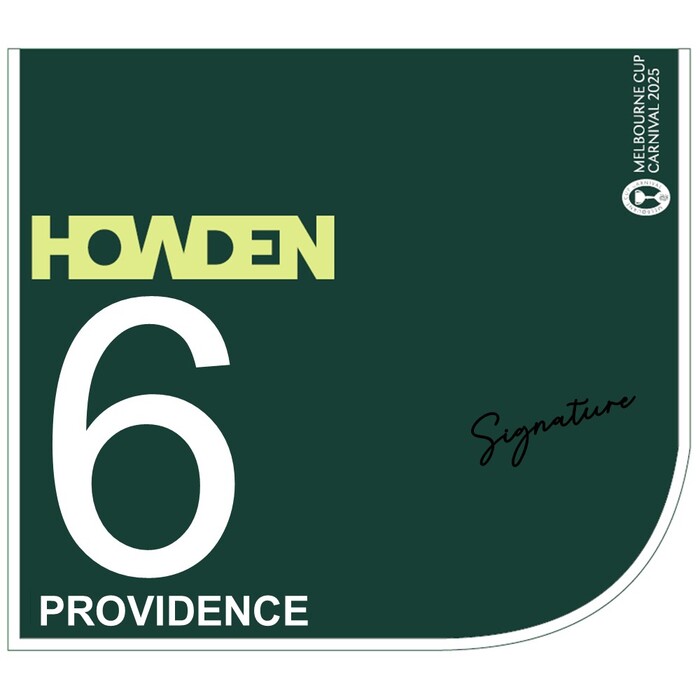 Photo of #6 Providence - Craig Williams Signed Howden Victoria Derby Saddlecloth