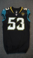 London Games - Jaguars Blair Brown game worn Jaguars jersey (September 2...
