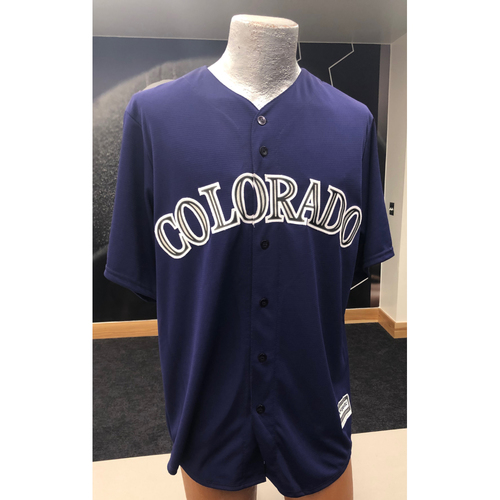 Colorado Rockies DJ LeMahieu Autographed Replica Jersey Former Purple