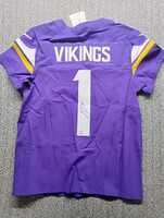 NFL - Vikings Dallas Turner  Signed Authentic Number 1 Draft Jersey