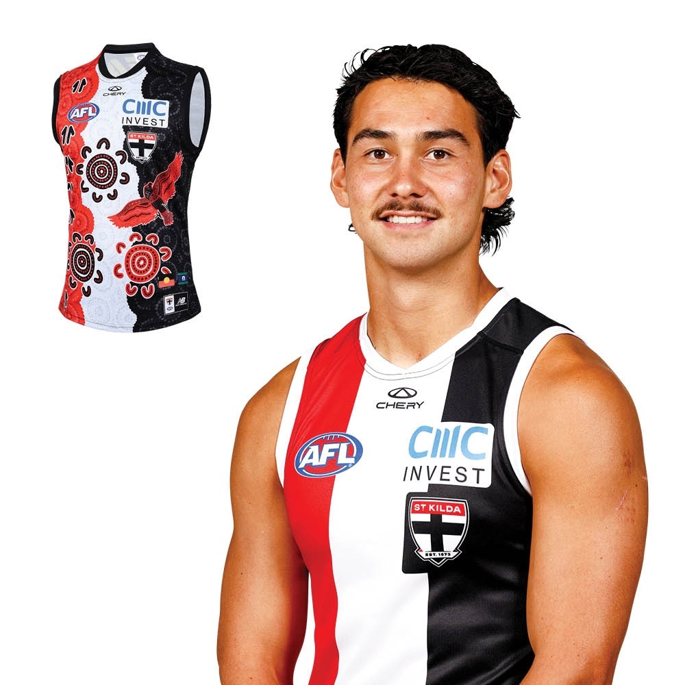 Mitch Owens #10 - 2025 Player First Nations Home Guernsey* Signed - Match Worn 