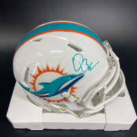 NFL - Dolphins Quinn Ewers Signed Mini Helmet