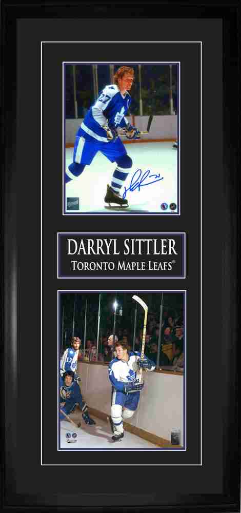 Sittler,D Signed 8x10 Double Photo Frame Maple Leafs