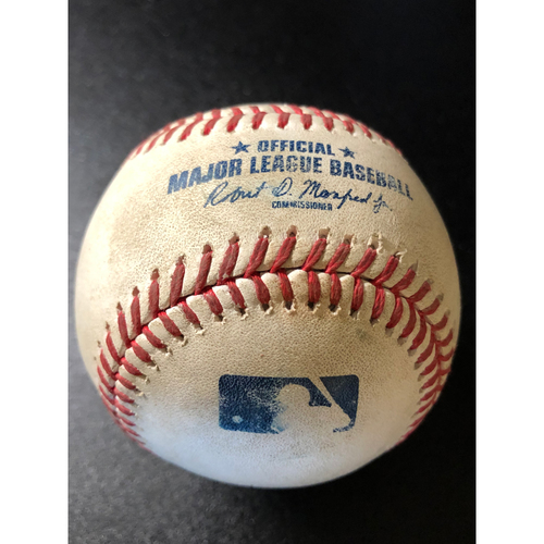 Game-Used Baseball - 2020 NLCS - Atlanta Braves vs. Los Angeles Dodgers - Game 7 - Pitcher: Blake Treinen, Batter: Nick Markakis (Fielder's Choice Double Play - Turner tags Swanson out, Turner to Seager, Riley out at 3B) - Top 4