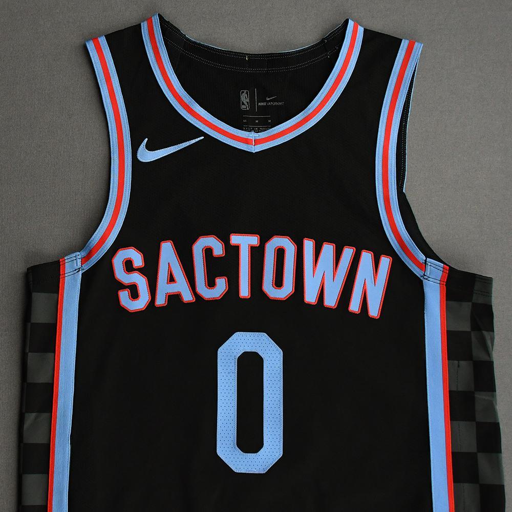 Tyrese Haliburton Sacramento Kings GameWorn City Edition Jersey
