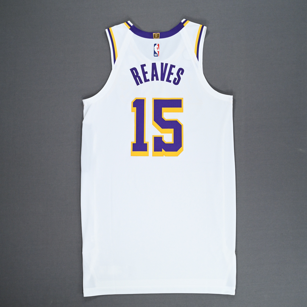Austin Reaves Los Angeles Lakers GameWorn Association Edition