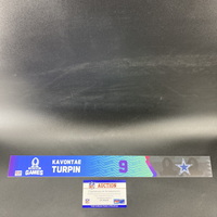 NFL - Cowboys Kavontae Turpin 2023 Pro Bowl Games Nameplate Special Edit...