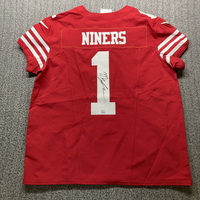NFL - 49ers Mykel Williams Signed #1 Draft Jersey