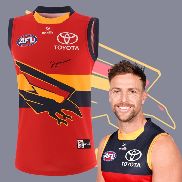 Photo of Brodie Smith #33 2025 Adelaide Crows Clash Player Guernsey