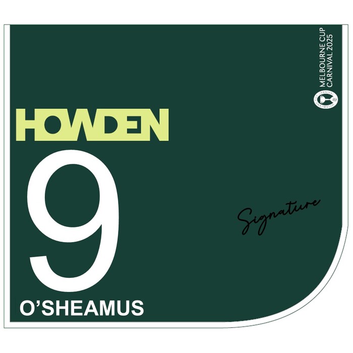 Photo of #9 O'Sheamus - Kerrin McEvoy Signed Howden Victoria Derby Saddlecloth